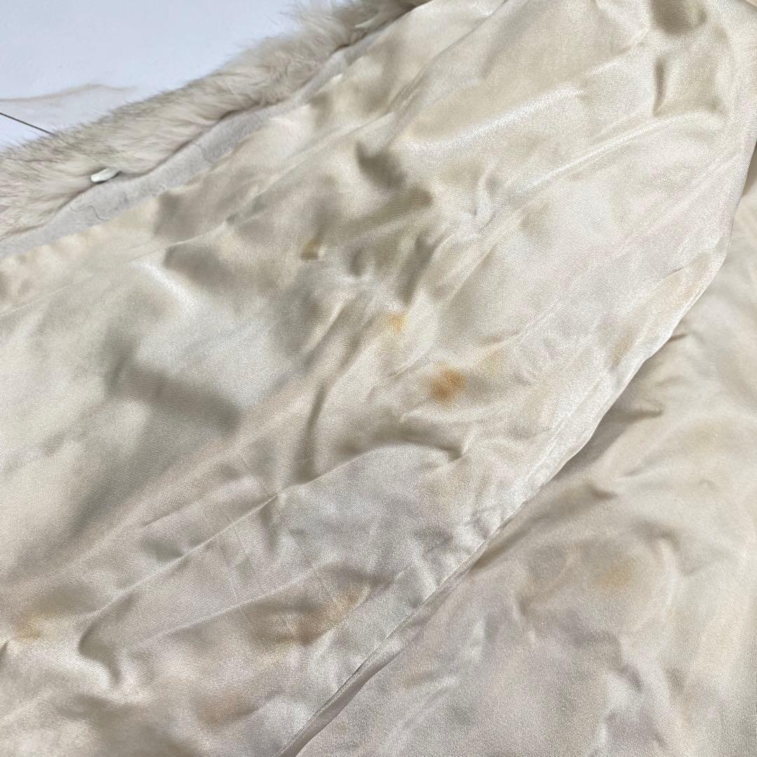 ヴィンテージ フォックスファーコート 肉厚 もこもこ 女優襟 入手困難 11