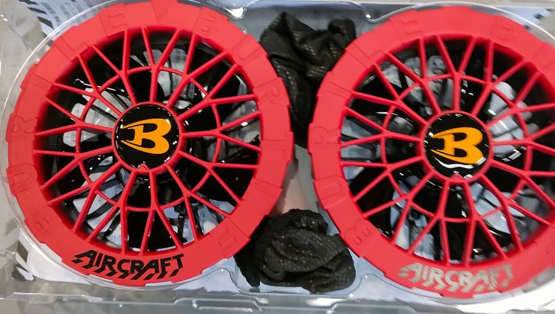 バートル24Vバッテリーメタリックレッドと　羽レッド　空調服　平日即日発送