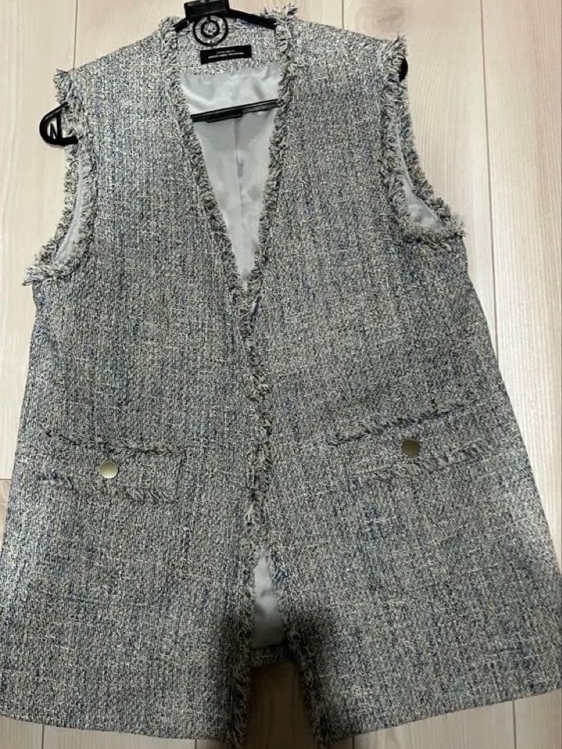 ミックスツイードライクジレ　未使用に近い