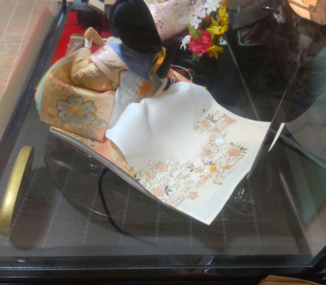 リアきなかも 雛人形 徳川作 三五二人親王 春の舞 ガぼんぼり付 伝統和装