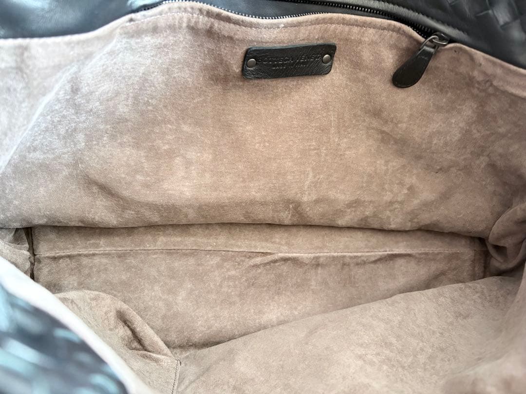 ルドルフ 『美品』BOTTEGA VENETA 編み込みレザーハンドバッグ