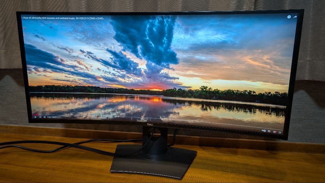 A*6様 Dell 湾曲型モニター U3818DW