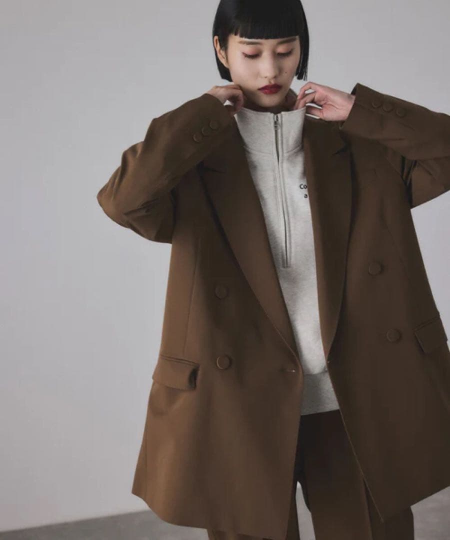 2025AWアダムエロペ ダブルブレストジャケット