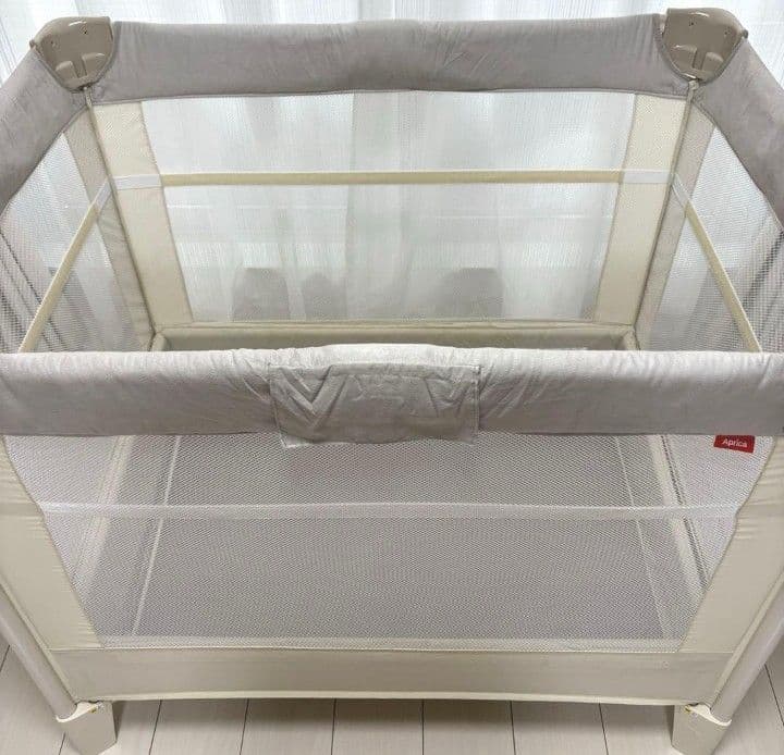 ココネルエアーABプラス ベビーベッド ホワイトベージュ