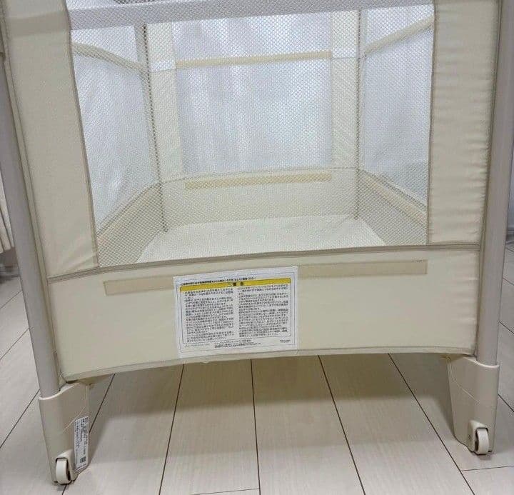 ココネルエアーABプラス ベビーベッド ホワイトベージュ