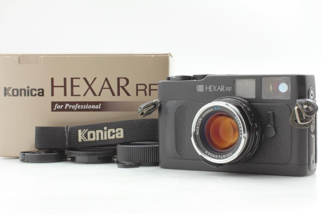 【動作確認済】Konica Hexar RF Black 40mm f/1.4