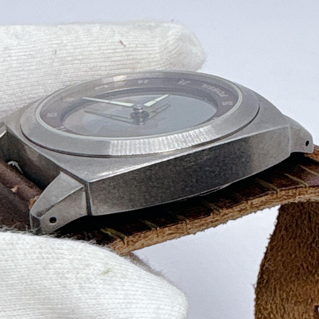 【希少】フォッシル BG-1079 ビッグティック デジアナ文字盤 腕時計