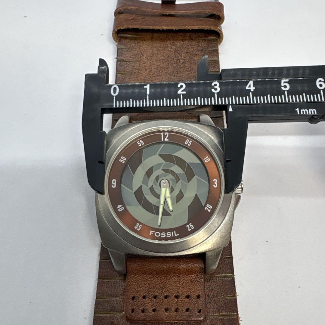 【希少】フォッシル BG-1079 ビッグティック デジアナ文字盤 腕時計