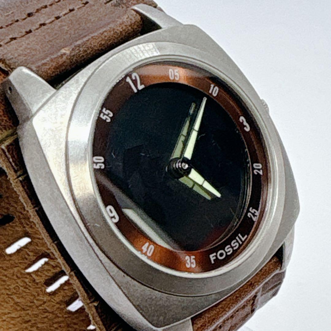 【希少】フォッシル BG-1079 ビッグティック デジアナ文字盤 腕時計