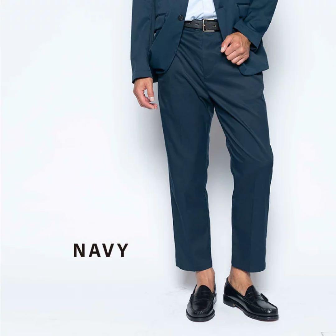WWS Bizアンクルパンツ ネイビー Lサイズ