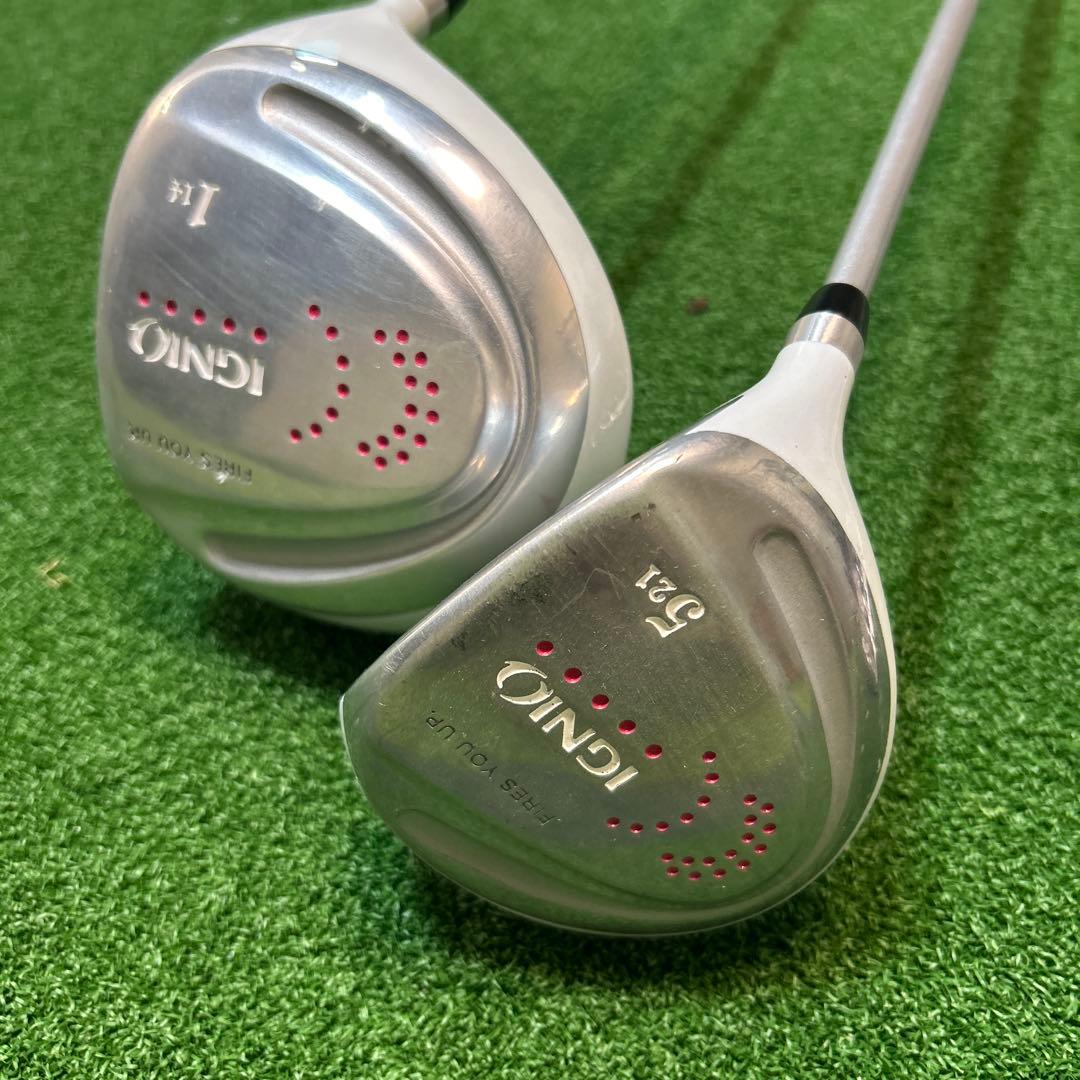 イグニオIGNIOレディース用ゴルフクラブセット☆初心者 7本セット