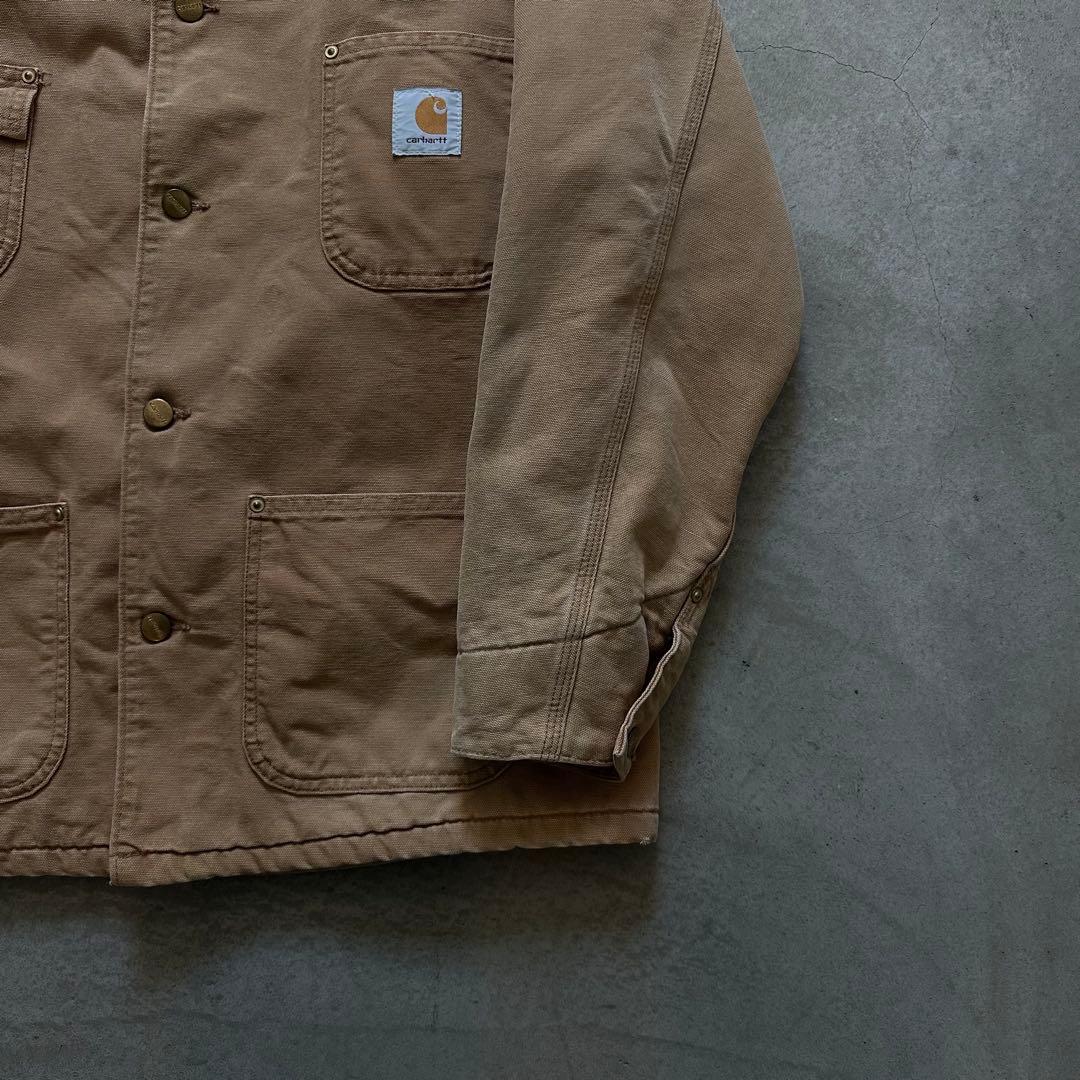 星タグUSA製80s カーハート チョアコート 希少サイズ40 極上