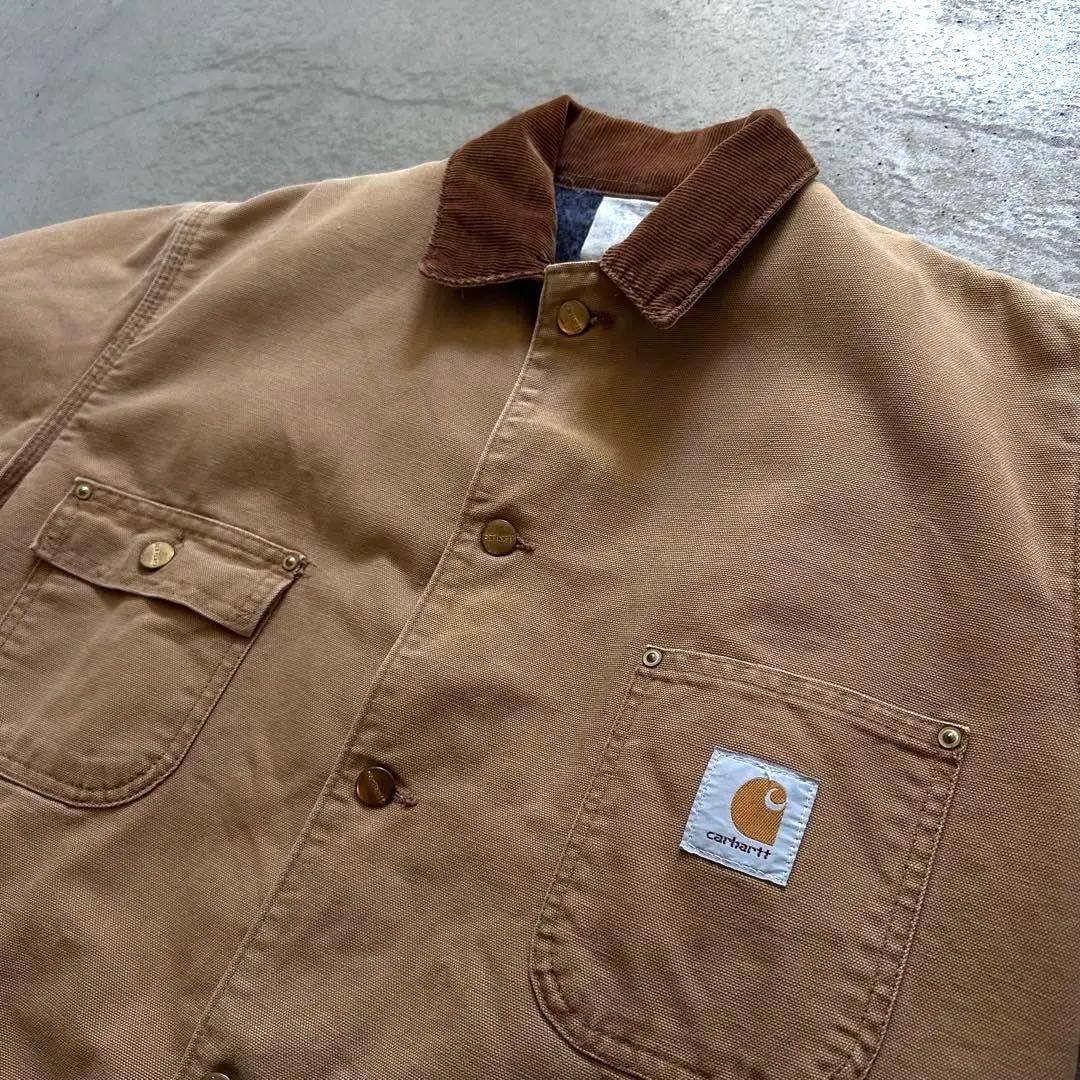 星タグUSA製80s カーハート チョアコート 希少サイズ40 極上