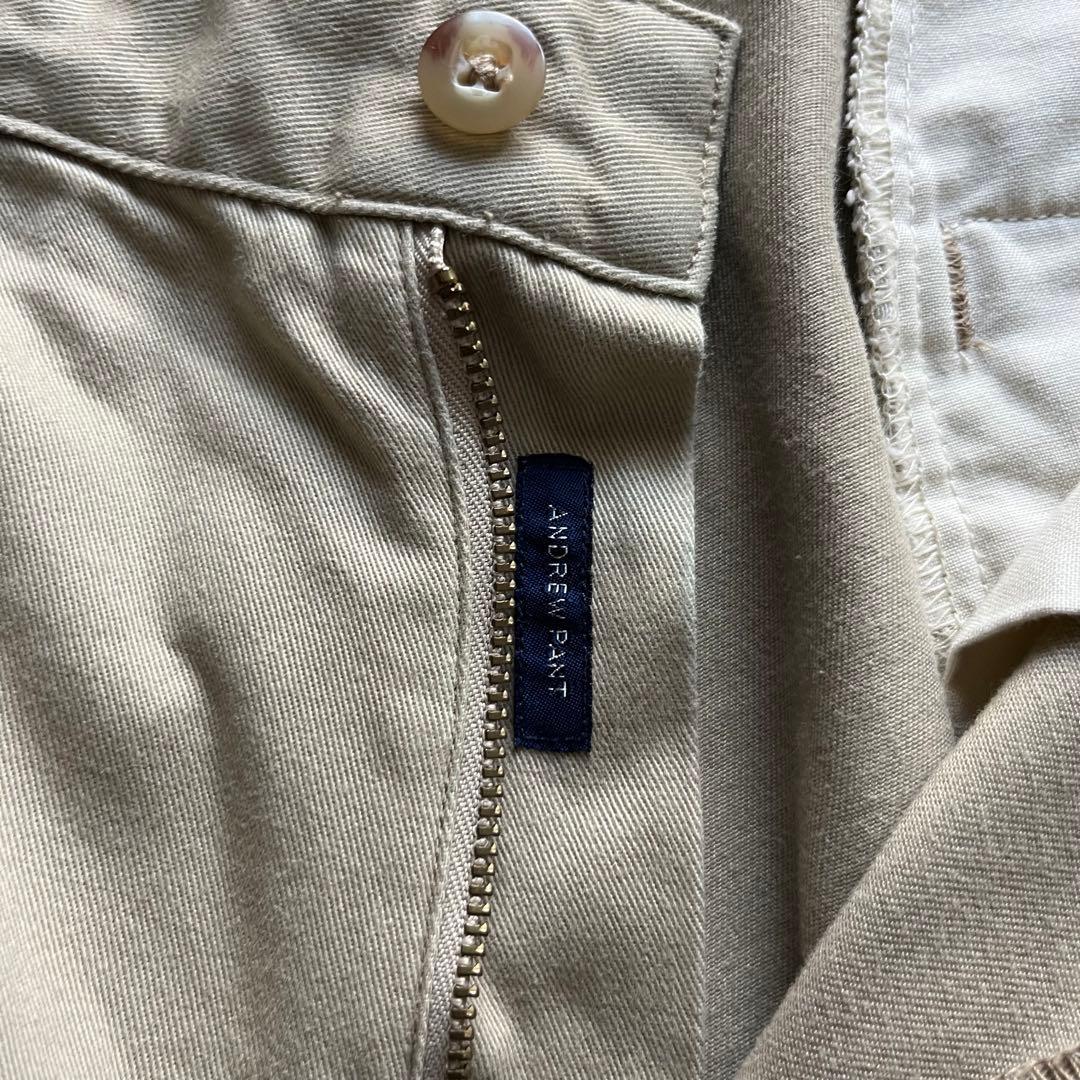 90s Polo ralph lauren チノ　2タック　プリーツ　ベージュ