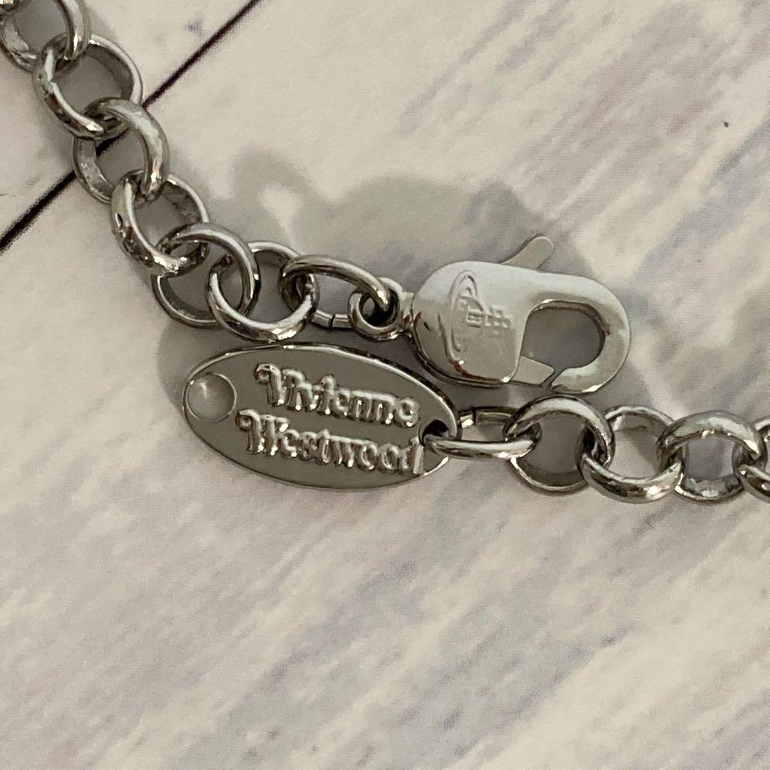 Vivienne Westwood｜スモールオーブネックレス　シルバー×レッド