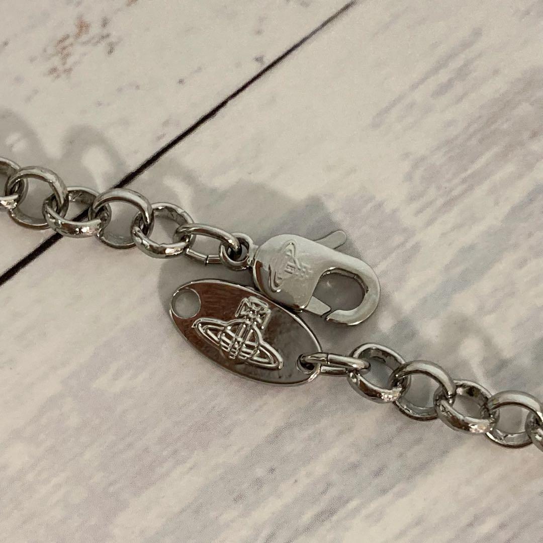 Vivienne Westwood｜スモールオーブネックレス　シルバー×レッド