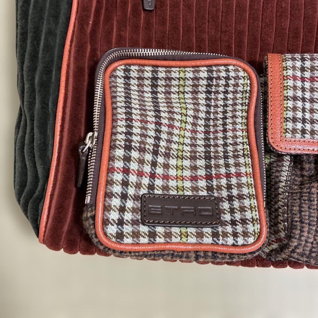y*o様 ヴィンテージ etro エトロ バッグ コーデュロイ ビンテージ