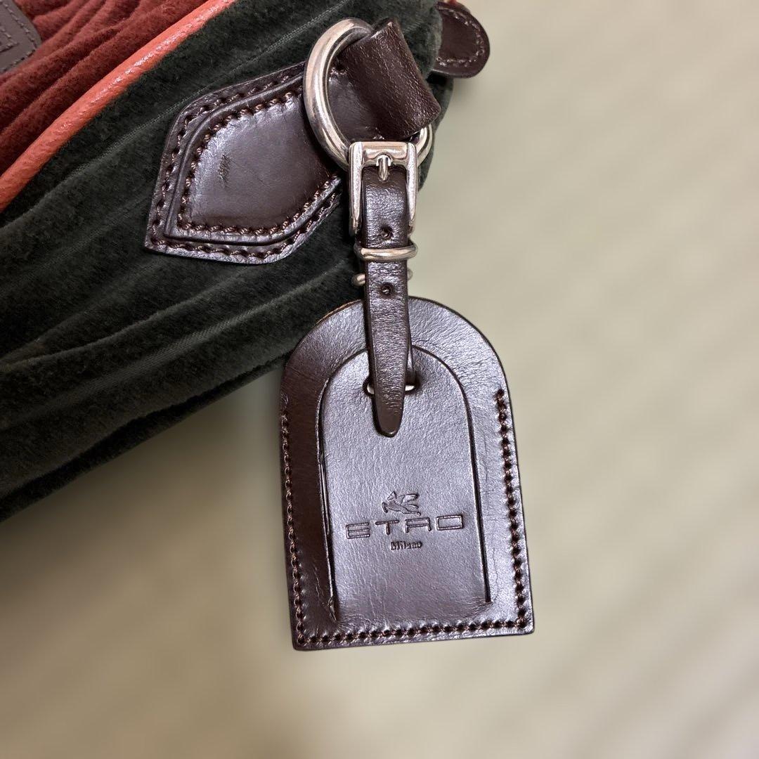 y*o様 ヴィンテージ etro エトロ バッグ コーデュロイ ビンテージ