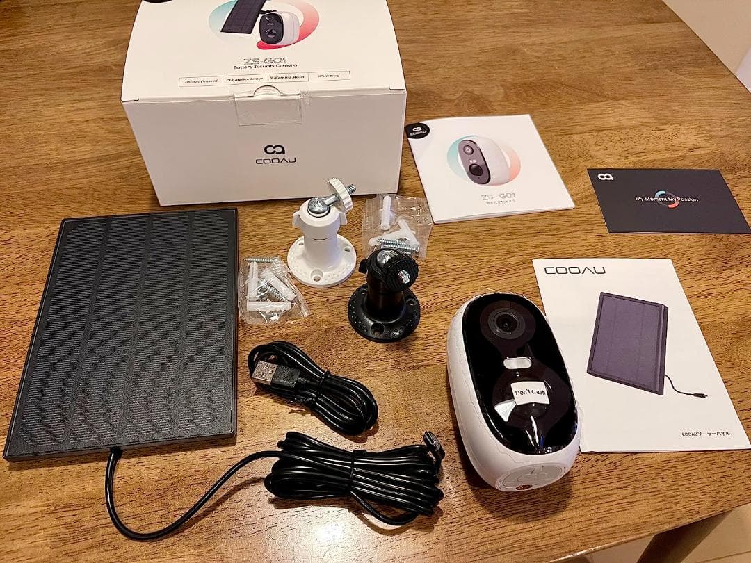 300万画素 太陽光充電防犯カメラ