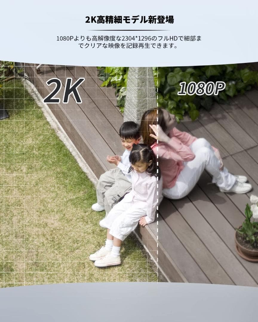 300万画素 太陽光充電防犯カメラ