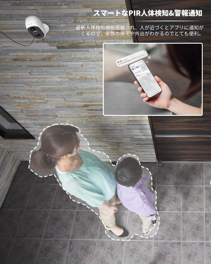 300万画素 太陽光充電防犯カメラ