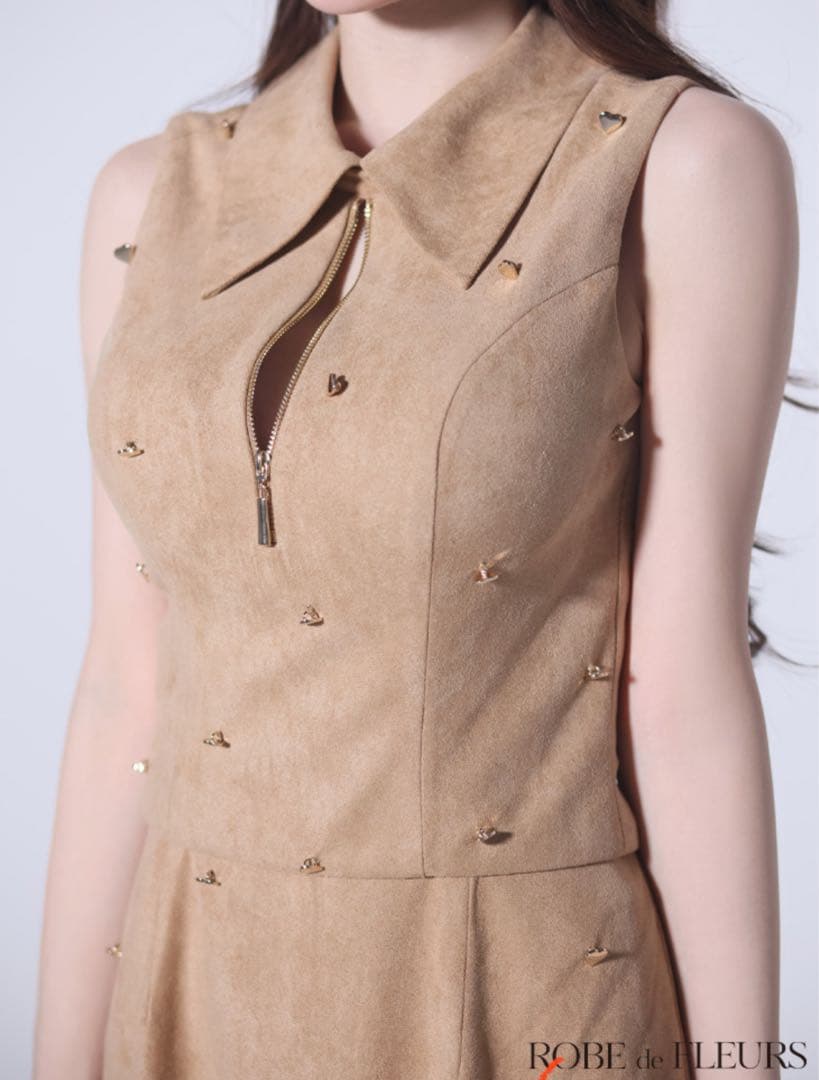 M*様 ROBE de FLEURS ベージュドレスセット