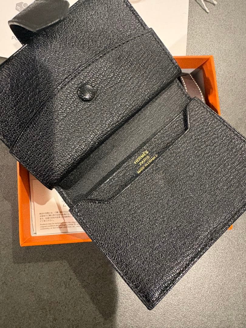 HERMES ベアンミニ カードケース 名刺入れ 小銭入れミニウォレットエルメス