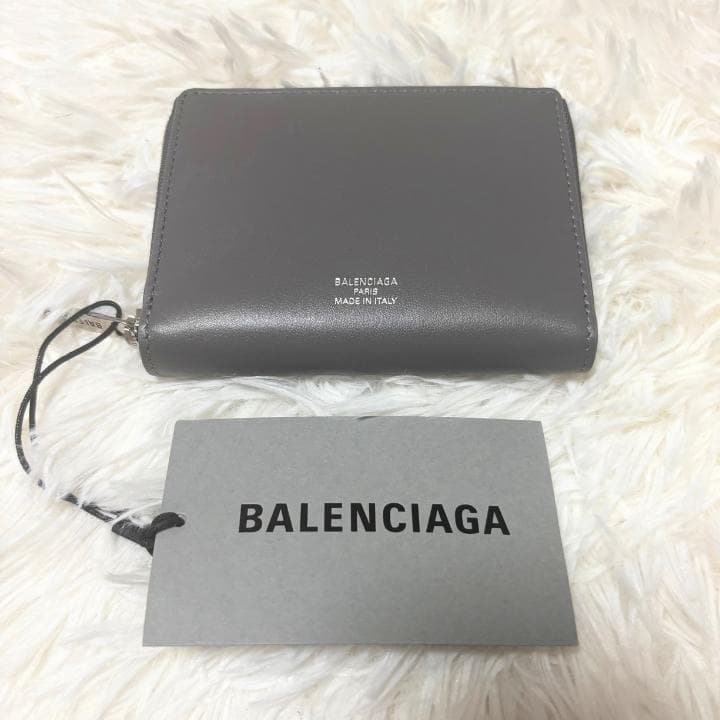 【タグ付き・未使用】BALENCIAGA バレンシアガ パース グレー