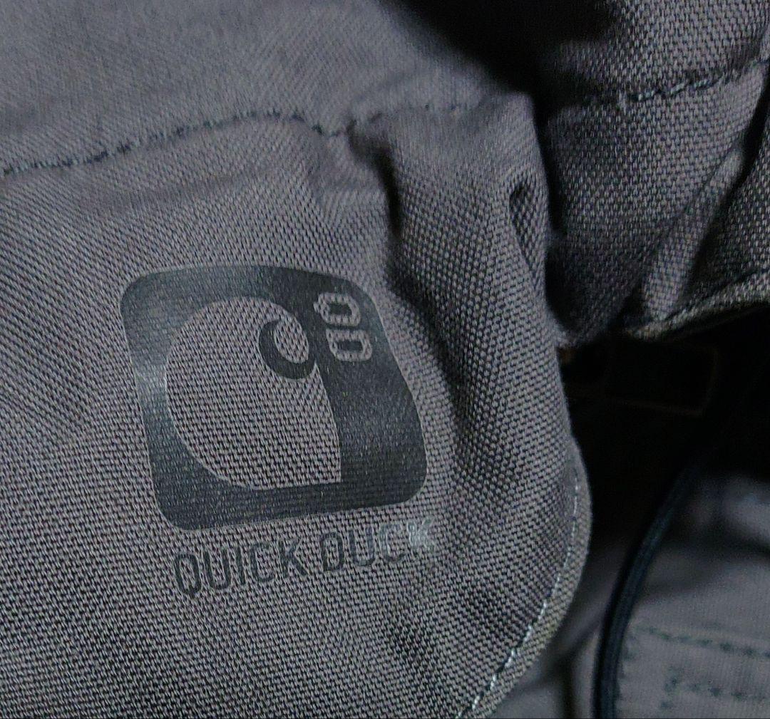 ❐Carhartt ⚪グレー ダブルジップ【ドローコード付き】ベスト