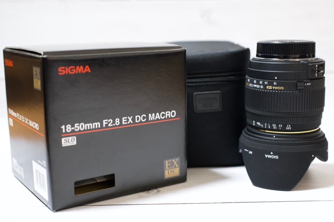 レンズ(ズーム) Sigma 18-50mm F2.8 EX DC MACRO HSM
