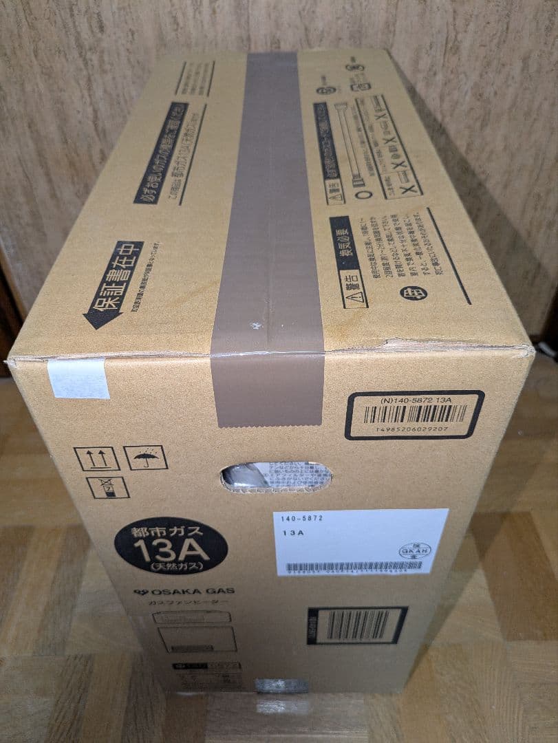 poki　【新品未使用】OSAKA GAS ガスファンヒーター