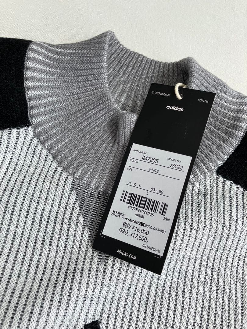 新品⛳️アディダスゴルフ　ニット&裏起毛スカート　L