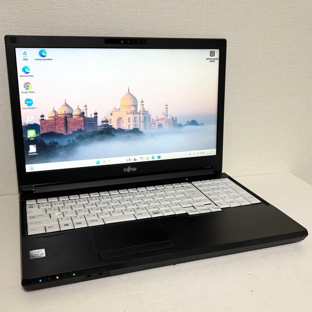 【美品・大画面】i5第10世代✨富士通 LIFEBOOK U5510/D DVD