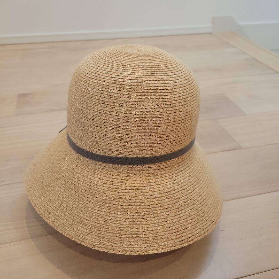 ＊新品未使用＊　サシキ　麦わら帽子　グレーテープ