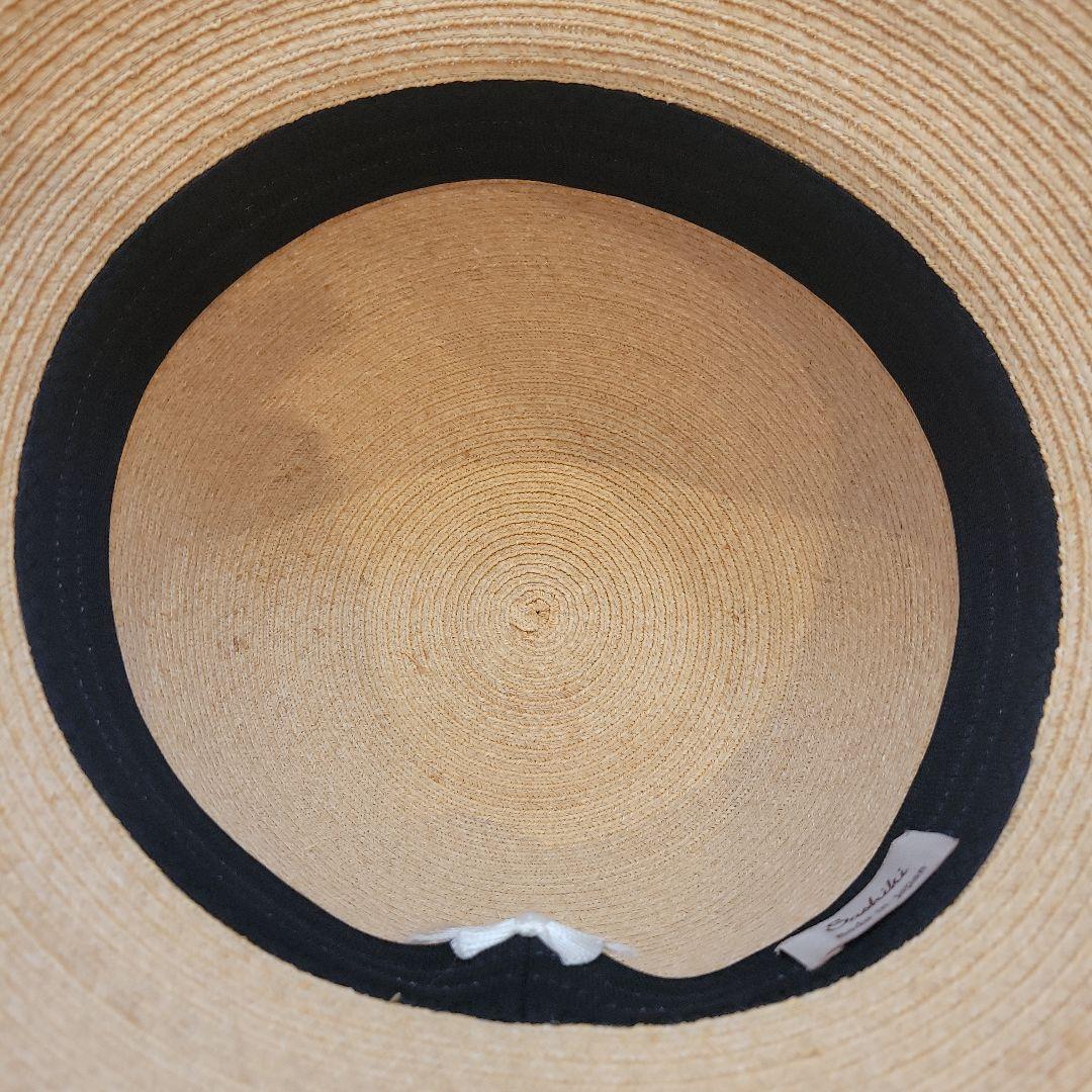 ＊新品未使用＊　サシキ　麦わら帽子　グレーテープ