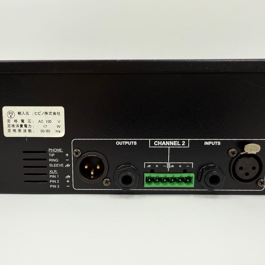 dbx【iEQ-15】　2ch 15バンド・グラフィックイコライザー