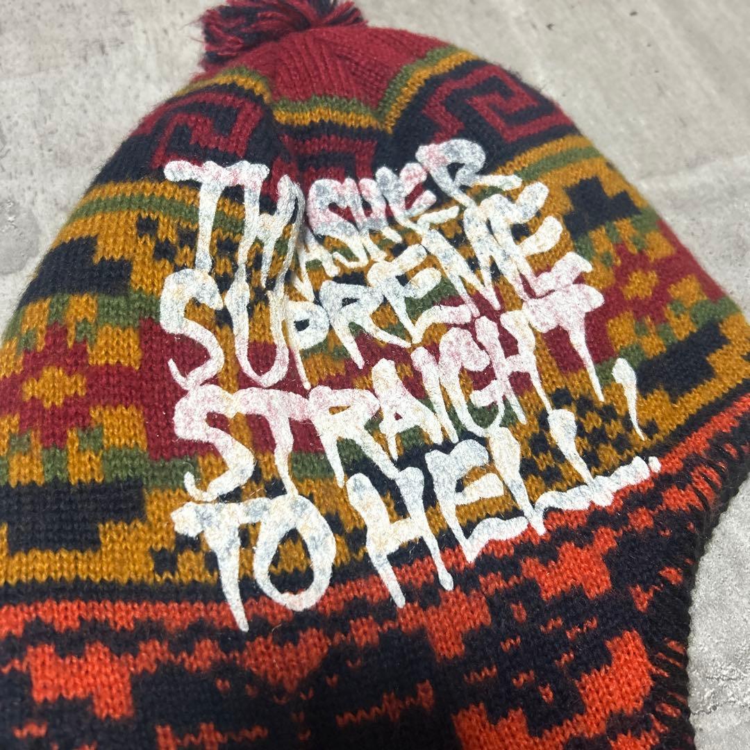 帽子 24FW Supreme x Thrasher Earflap Beanie
