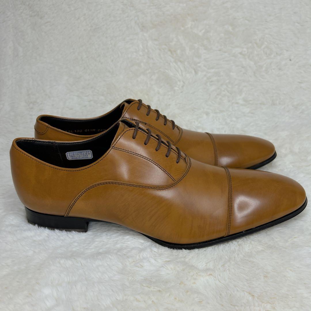 ✨極美品✨リーガル 011R ストレートチップ 内羽根 ライトブラウン 24.5