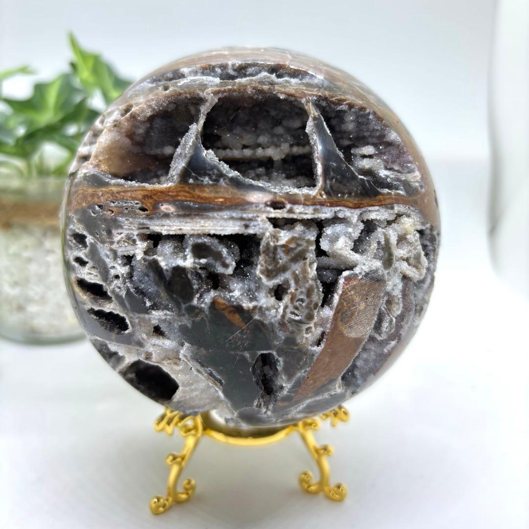 【天然石】高品質！スファレライト 丸玉 スフィア