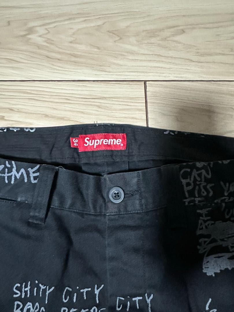 SUPREME Gonz Poems Chino Pant 34インチ