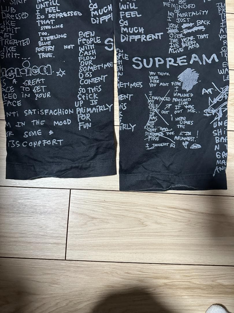 SUPREME Gonz Poems Chino Pant 34インチ