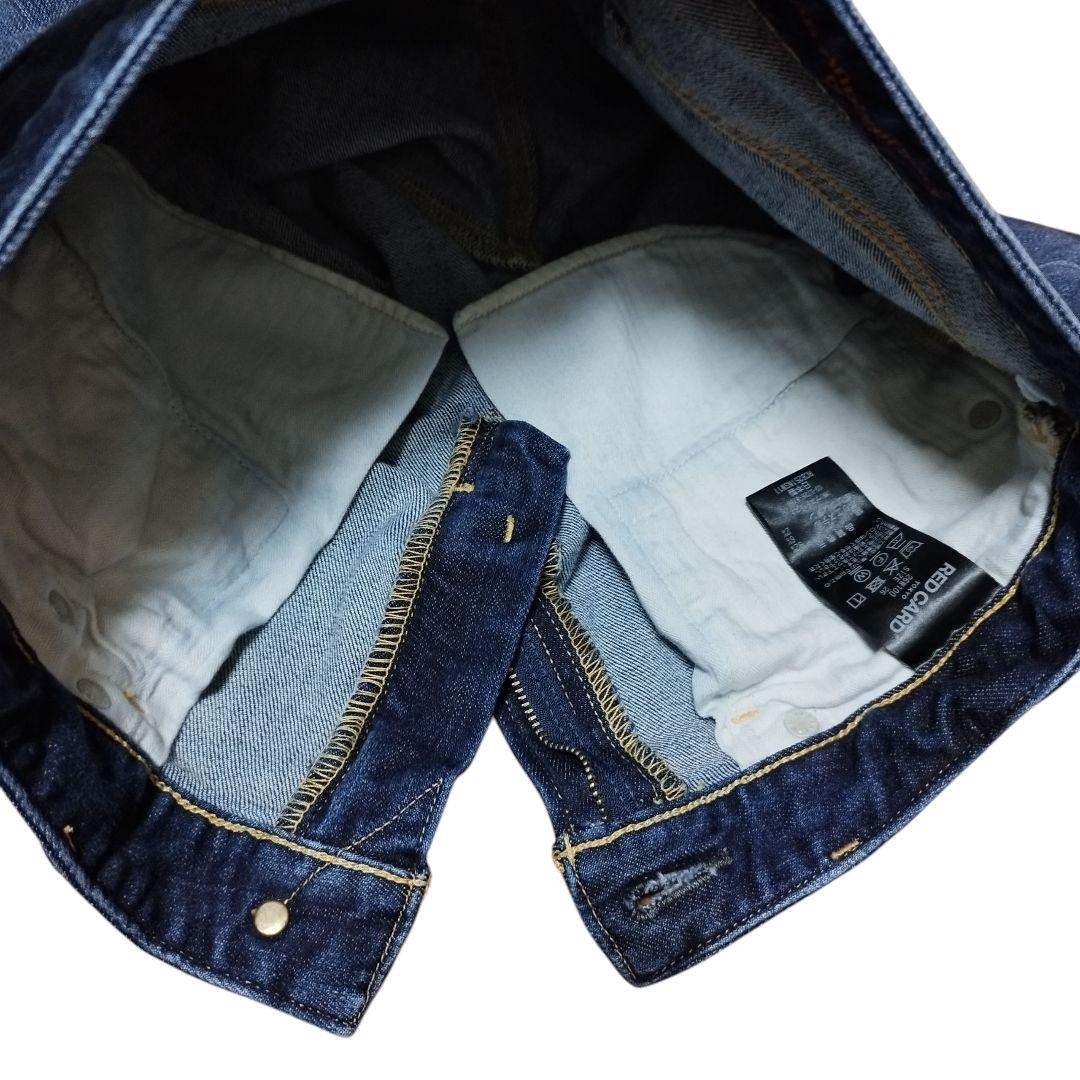 レッドカード REDCARD 35周年 ストレッチ テーパードデニム 26