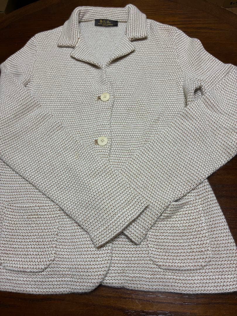 【Loro Piana】 BABY CASHMERE ニットジャケット
