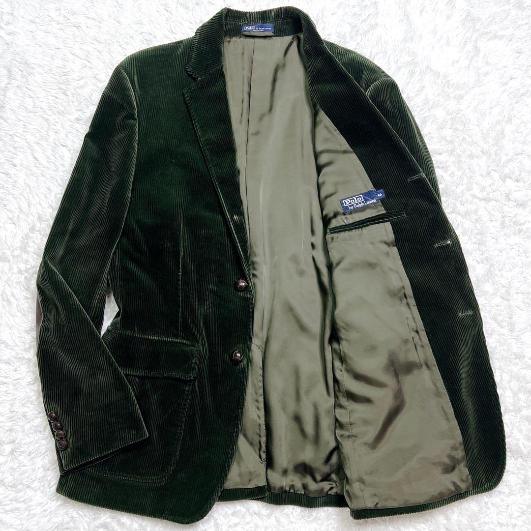 ポロ バイ ラルフローレン 太畝コーデュロイテーラードジャケット エルボーパッチ