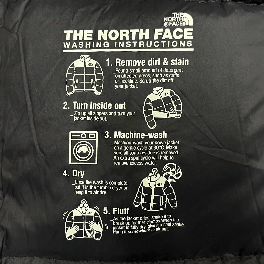 《美品》ザノースフェイス ダウンジャケット カーキ メンズ 95 (M)