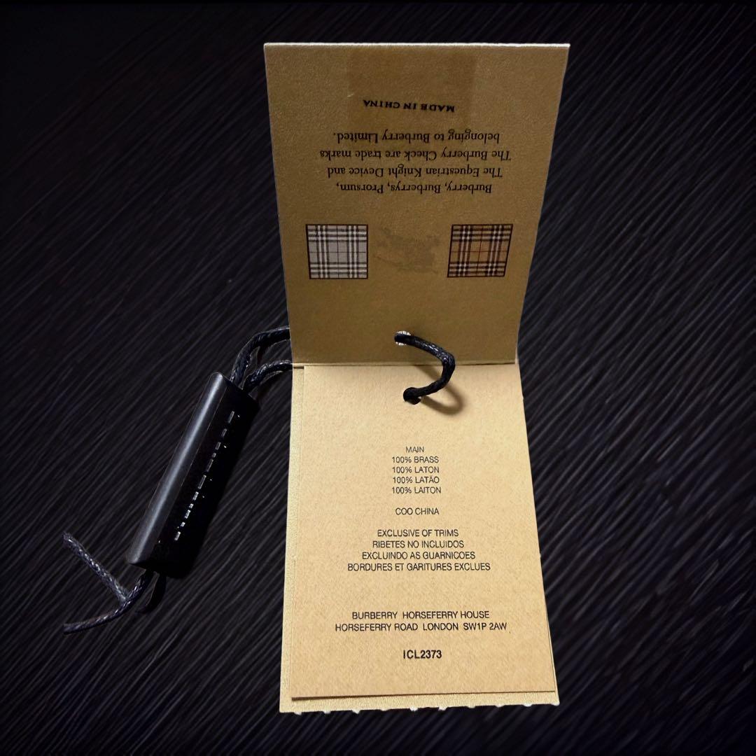 【美品】Burberry バーバリー　ネクタイピン　シルバー　箱付き