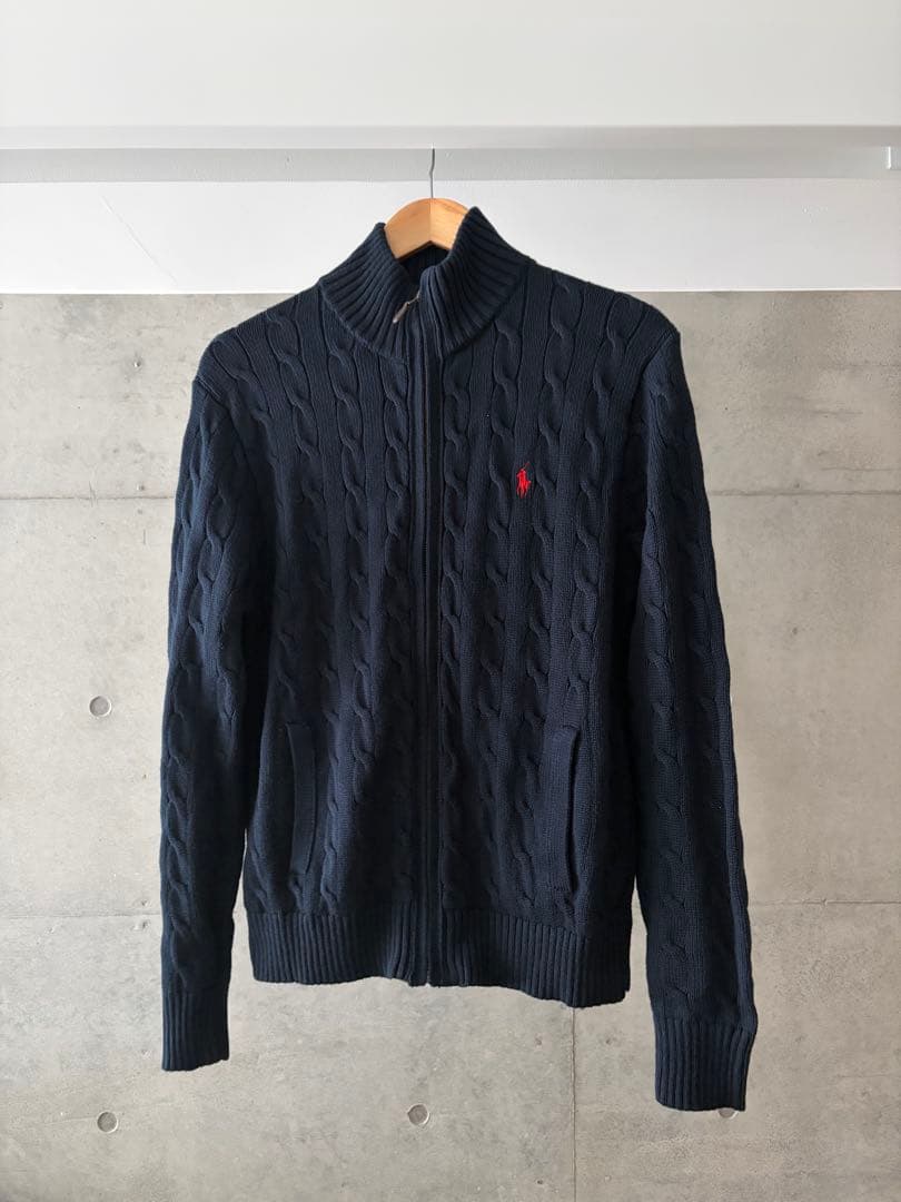 【未使用タグ付】ポロラルフローレン ニットセーター US/M