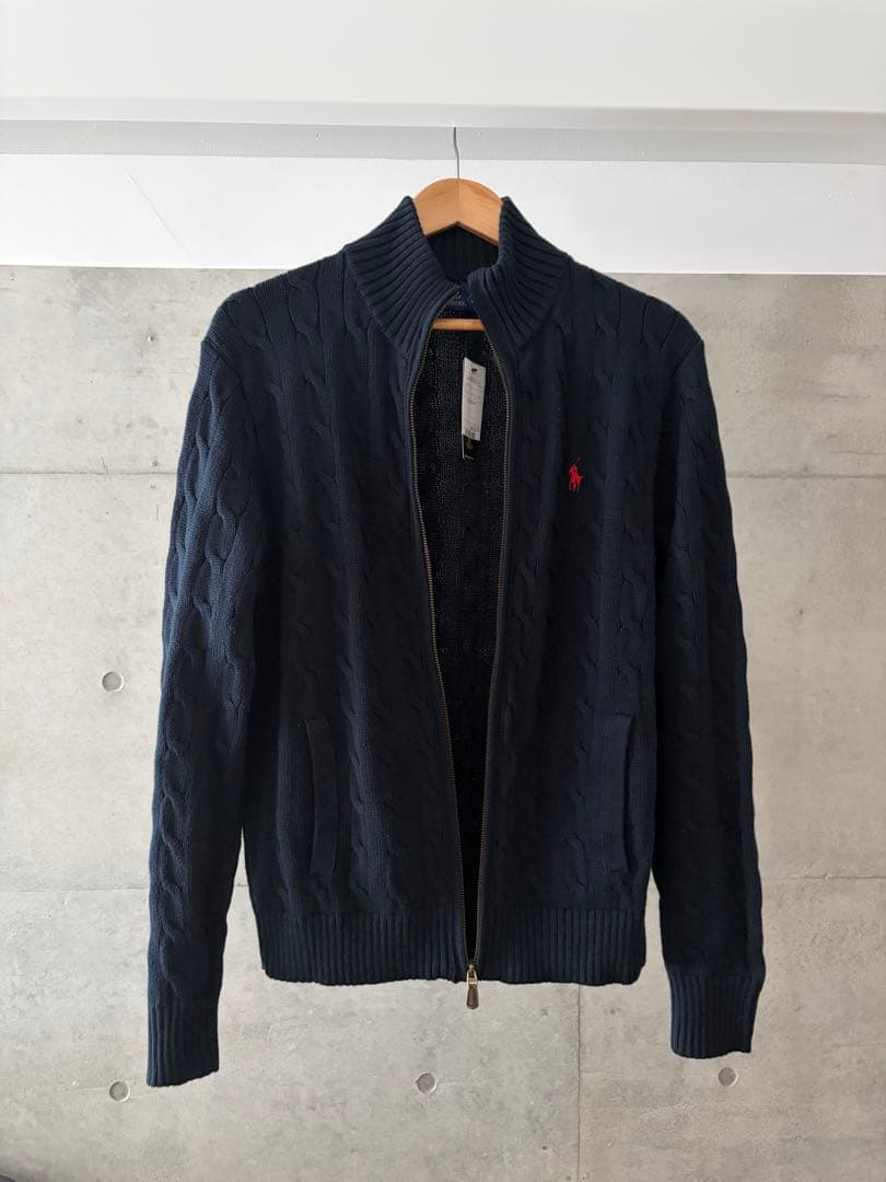 【未使用タグ付】ポロラルフローレン ニットセーター US/M