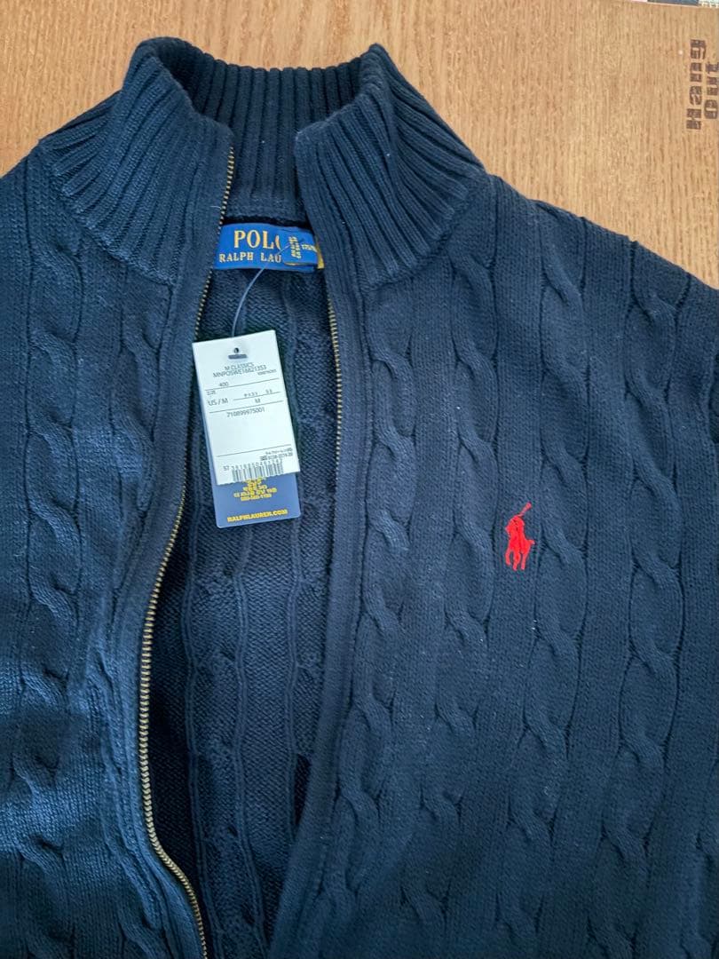 【未使用タグ付】ポロラルフローレン ニットセーター US/M