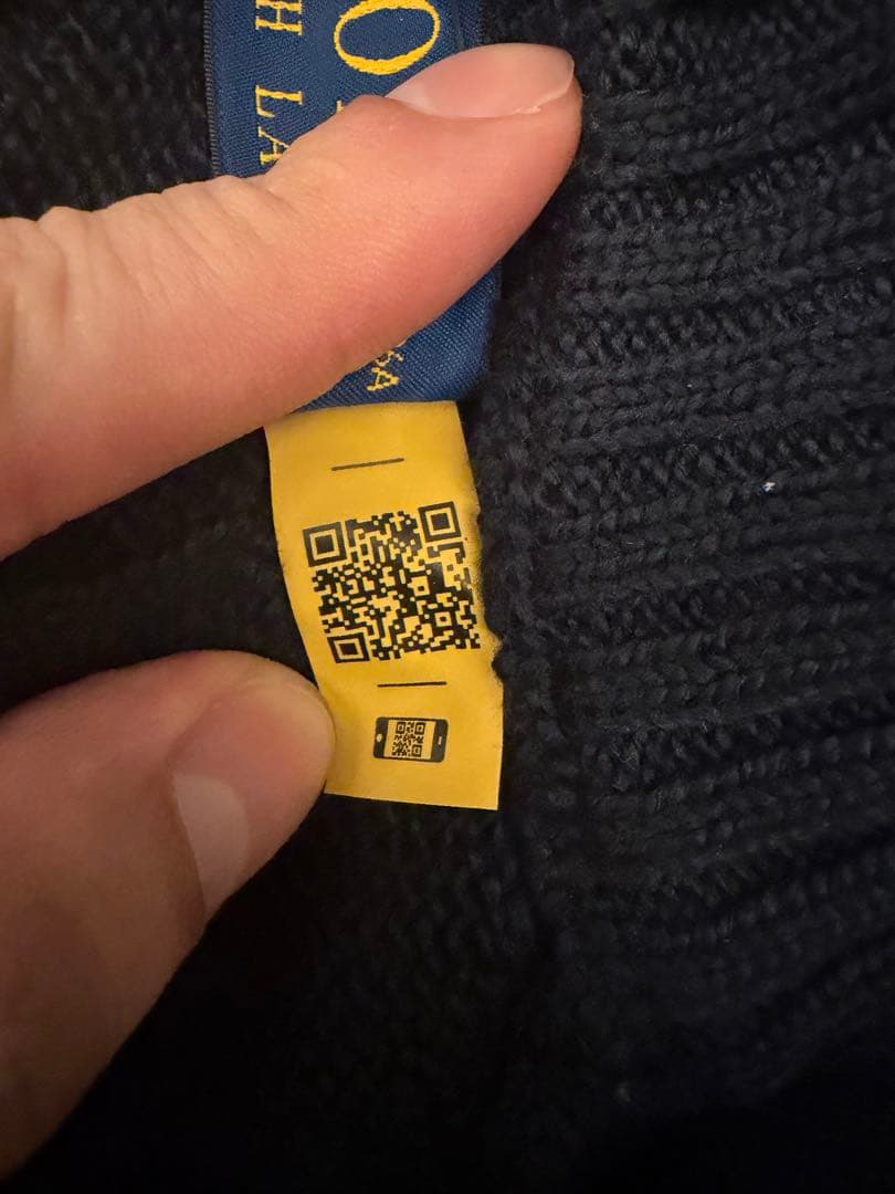 【未使用タグ付】ポロラルフローレン ニットセーター US/M